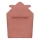Lionelo - Vaikiškas chalatas su gobtuvu MUSLIN HOODED TOWEL Raudona koralų spalva