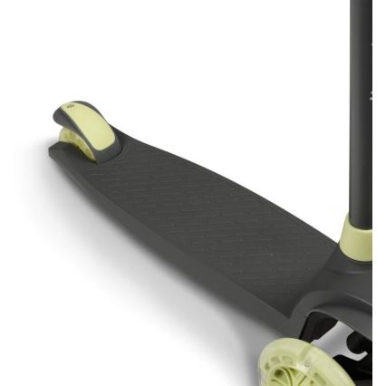 Lionelo - Vaikiškas paspirtukas JESSY 3xAA pilka/žalia