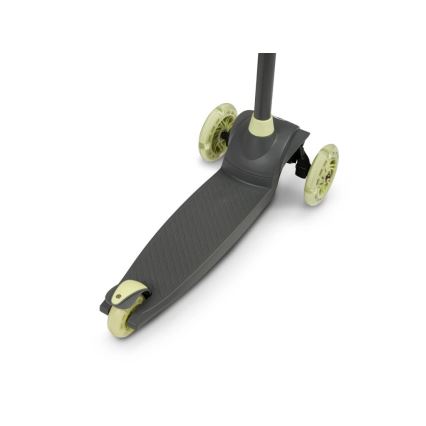 Lionelo - Vaikiškas paspirtukas JESSY 3xAA pilka/žalia