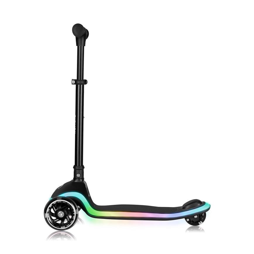 Lionelo - Vaikiškas paspirtukas MEY 3xAAA Juodas Oniksas