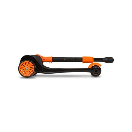 Lionelo - Vaikiškas paspirtukas TIMMY 3xAA oranžinė/juoda