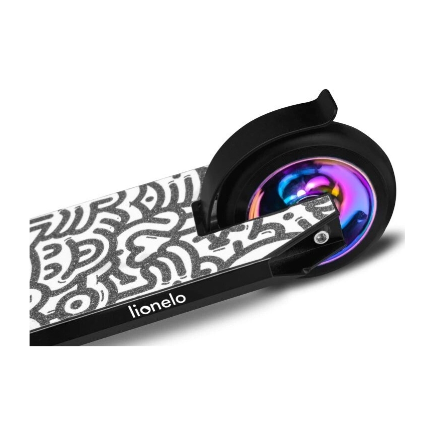 Lionelo - Vaikiškas paspirtukas WHIZZ NEO juoda