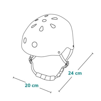 Lionelo - Vaikiškas šalmas HELMET Rožinis