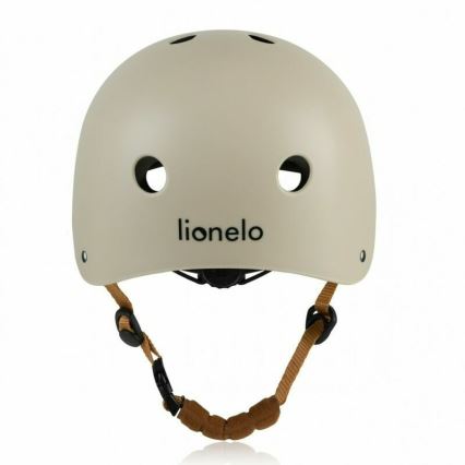 Lionelo - Vaikiškas šalmas HELMET smėlio spalvos