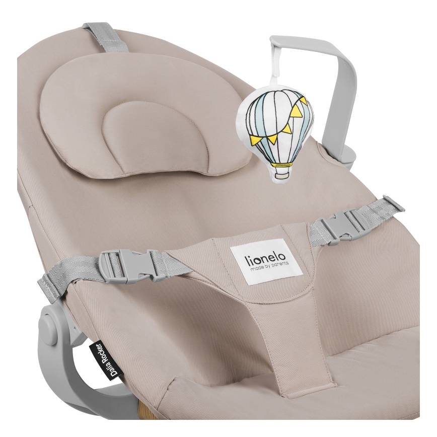Lionelo - Vaikiškas supamasis DALIA ROCKER, smėlio spalvos