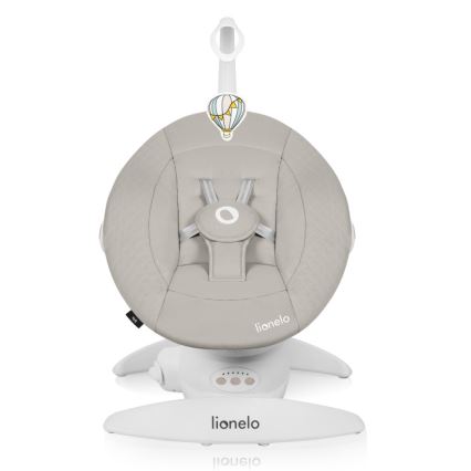 Lionelo - Vaikiškas supamasis krėslas su melodija IRIS 4xAA smėlio spalvos