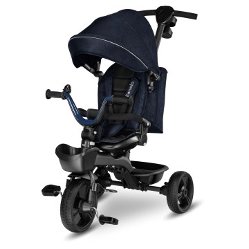 Lionelo - Vaikiškas triratukas KORI Blue Navy