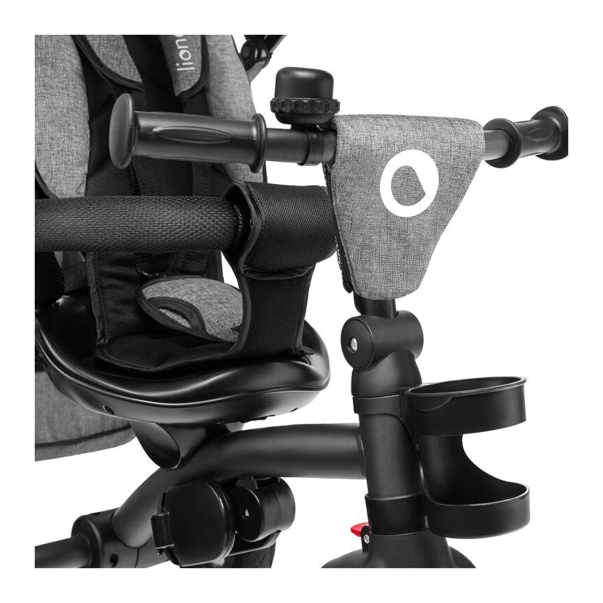 Lionelo - Vaikiškas triratukas TRIS pilkas