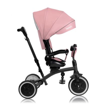 Lionelo - Vaikiškas triratukas TRIS PLUS Pink Rose