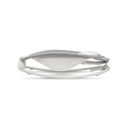 Lionelo - Vaikiškas vibruojantis supamasis fotelis su melodija PASCAL, 2xAA, pilkas