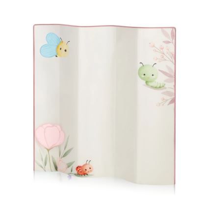 Lionelo - Vaikiškas žaidimų aptvaras MILLE PLUS Rožinis