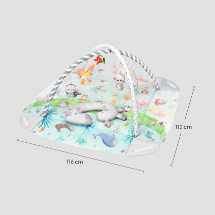 Lionelo - Vaikiškas žaidimų kilimėlis ANIKA Natural