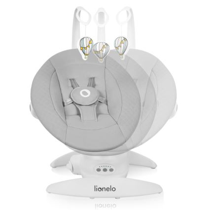 Lionelo - Vaikiškos supynės su melodija IRIS Grey Concrete