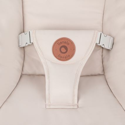 Lionelo - Vaikiškos sūpynės su melodija OLIVIA Beige Natural + nuotolinis valdymas