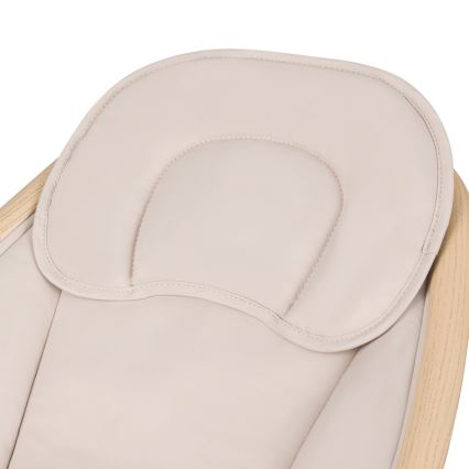 Lionelo - Vaikiškos sūpynės su melodija OLIVIA Beige Natural + nuotolinis valdymas