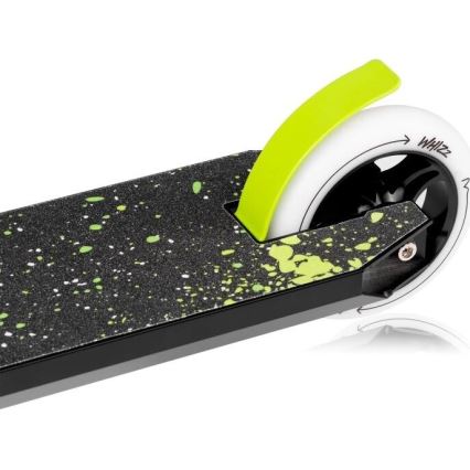 Lionelo - vaikų paspirtukas WHIZZ juodas/baltas/geltonas