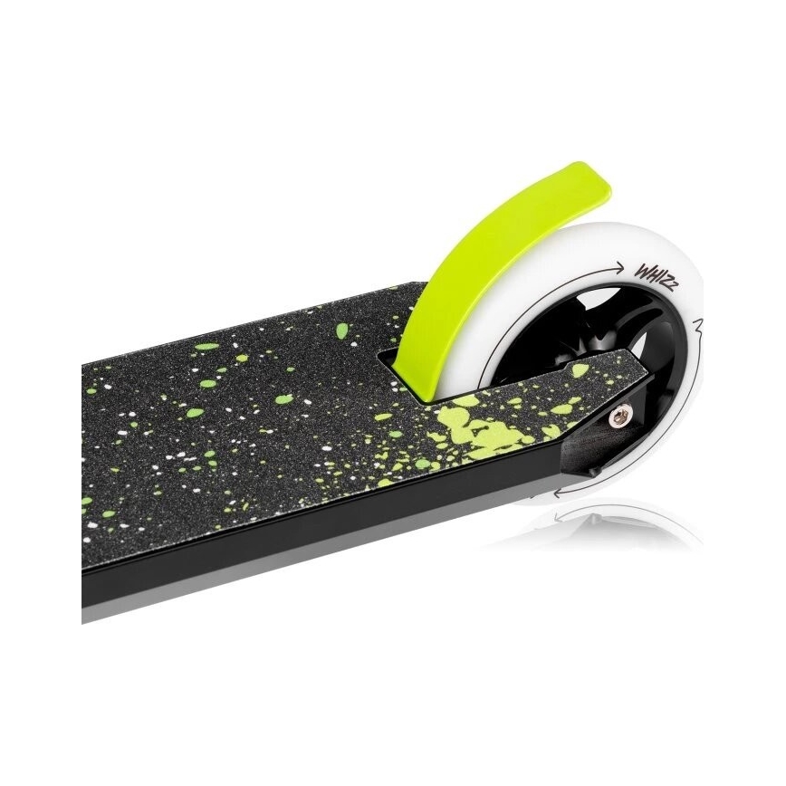 Lionelo - vaikų paspirtukas WHIZZ juodas/baltas/geltonas