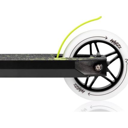 Lionelo - vaikų paspirtukas WHIZZ juodas/baltas/geltonas