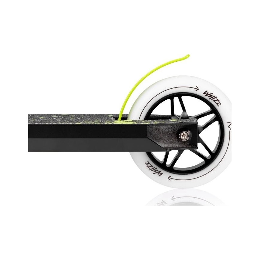 Lionelo - vaikų paspirtukas WHIZZ juodas/baltas/geltonas