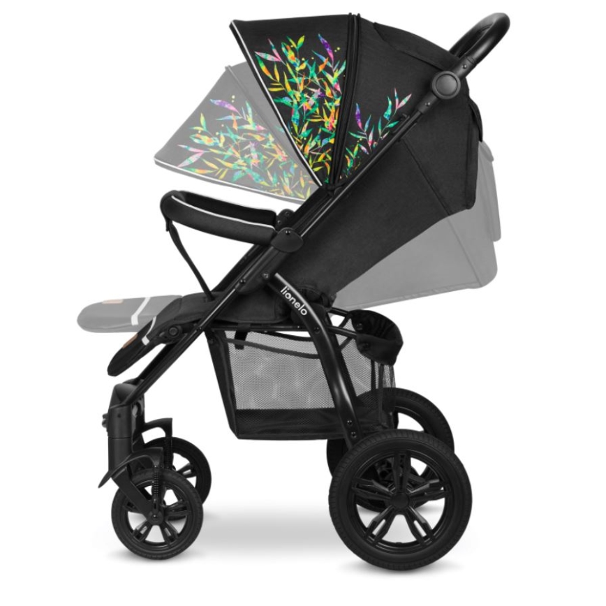 Lionelo - Vežimėlis ANNET TOUR juoda/žalia