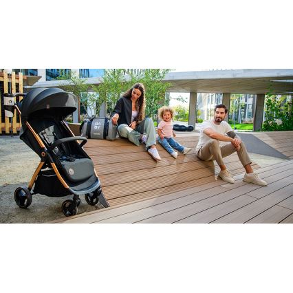 Lionelo - vežimėlis INGRID juodas