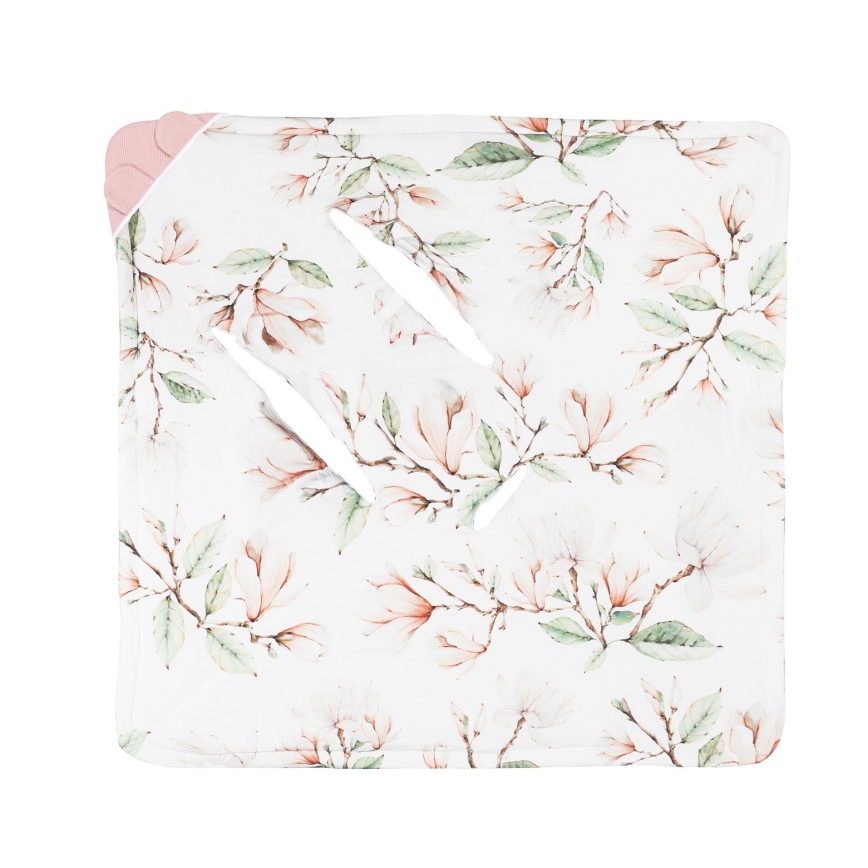 Lionelo - Vystyklas autokėdutei TRAVEL SWADDLE 90x90 cm Smėlio magnolija