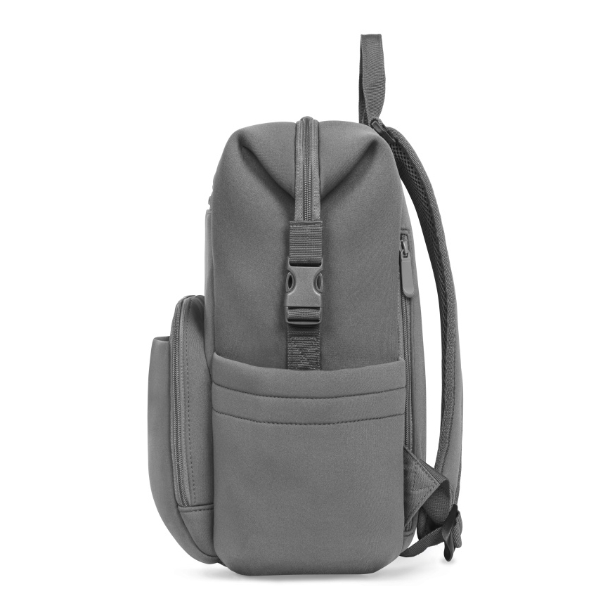Lionelo - Vystyklų krepšys vežimėliui CUBE Grey Stone