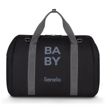 Lionelo - vystyklų krepšys vežimėliui IDA Black Onyx
