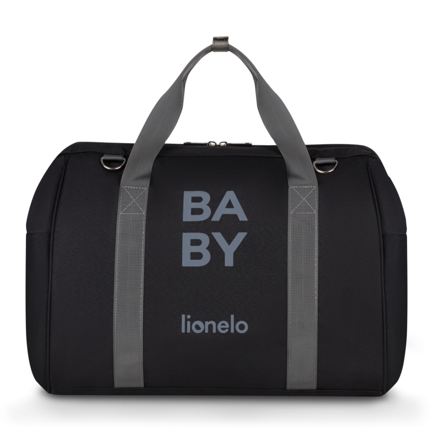 Lionelo - vystyklų krepšys vežimėliui IDA Black Onyx