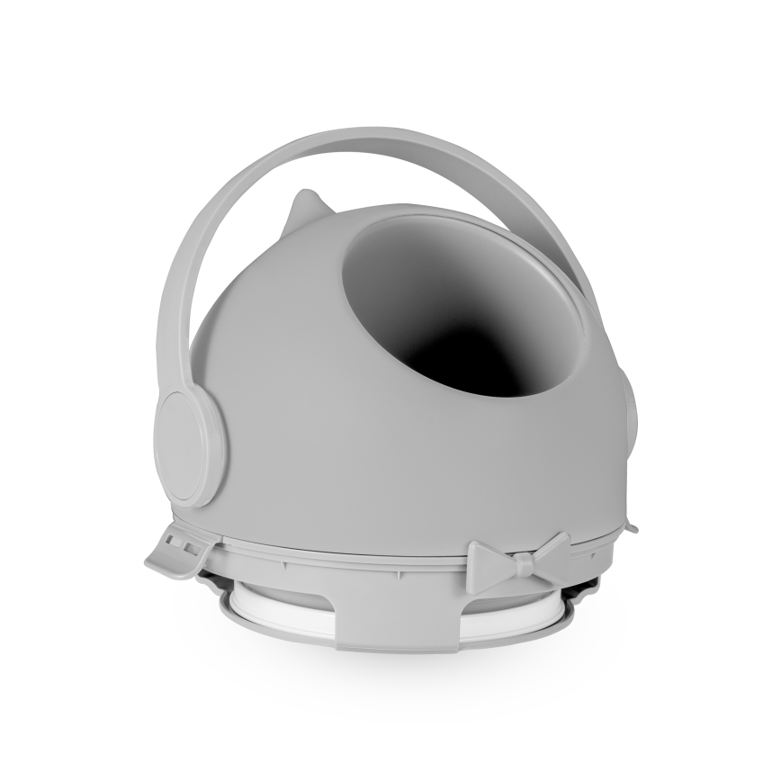 Lionelo - Vystyklų šiukšliadėžė PUREBIN 10 l, pilka