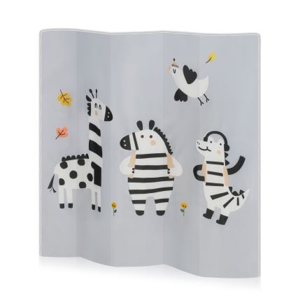 Lionelo - Žaidimų aptvaras BONNIE Grey Stone