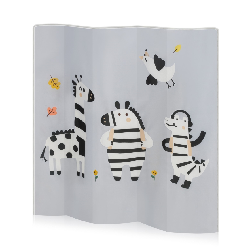 Lionelo - Žaidimų aptvaras BONNIE Grey Stone