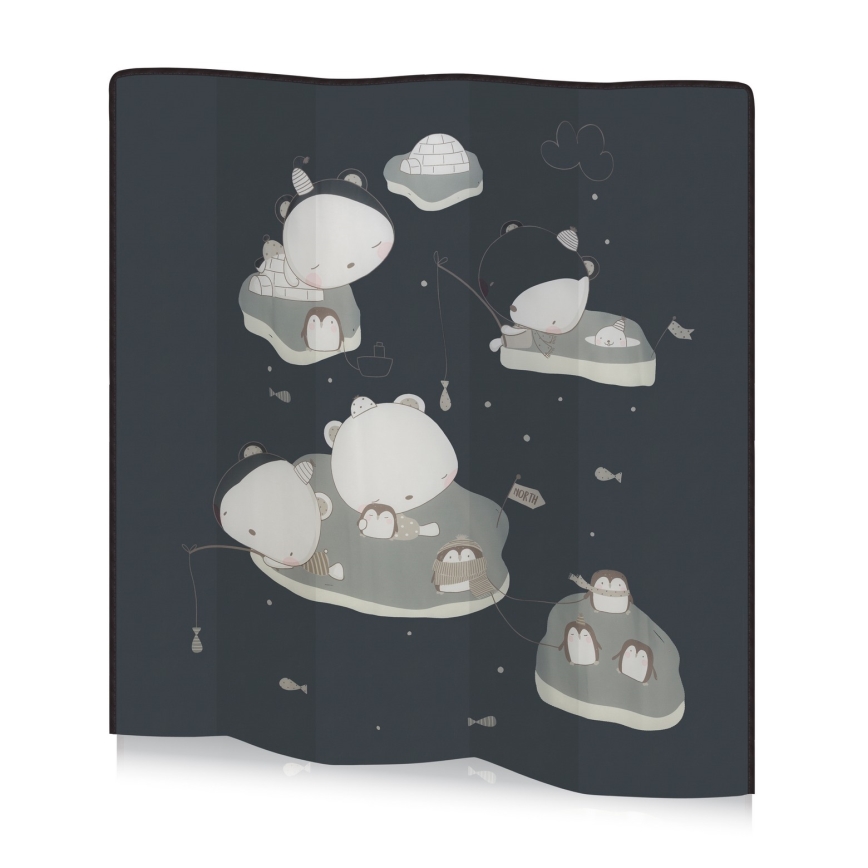 Lionelo - žaidimų aptvaras BONNIE, pilkas, skandinaviško stiliaus