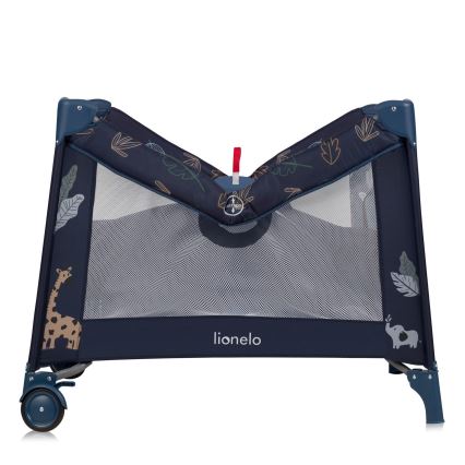 Lionelo - žaidimų aptvaras BONNIE tamsiai mėlynas