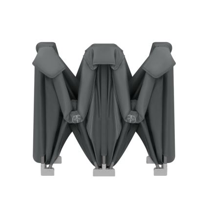 Lionelo - Žaidimų aptvaras FLORENCE Grafito pilka