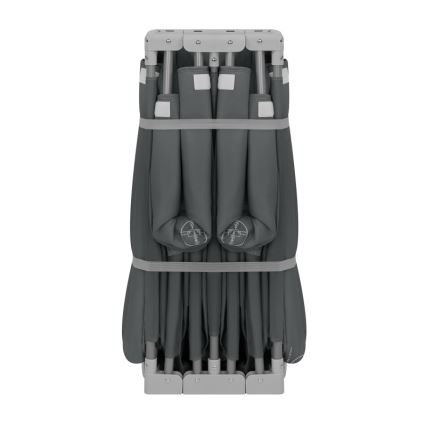 Lionelo - Žaidimų aptvaras FLORENCE Grafito pilka