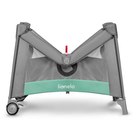 Lionelo - žaidimų aptvaras MILLE pilka ir žalia