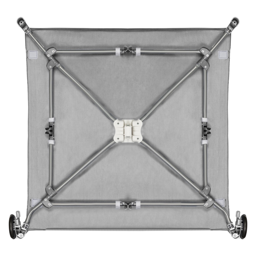 Lionelo - žaidimų aptvaras MILLE pilka ir žalia