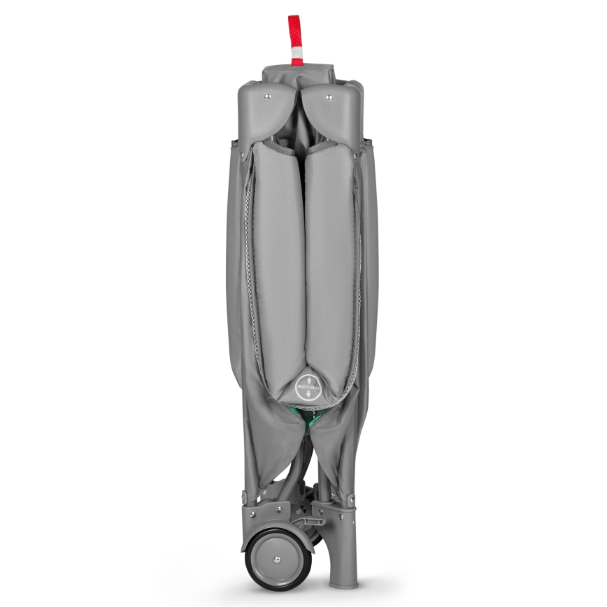 Lionelo - žaidimų aptvaras MILLE pilka ir žalia