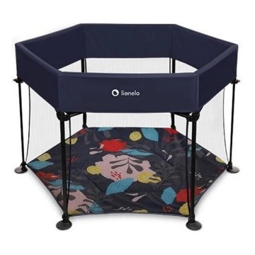 Lionelo - Žaidimų maniežas ROEL tamsiai mėlynas