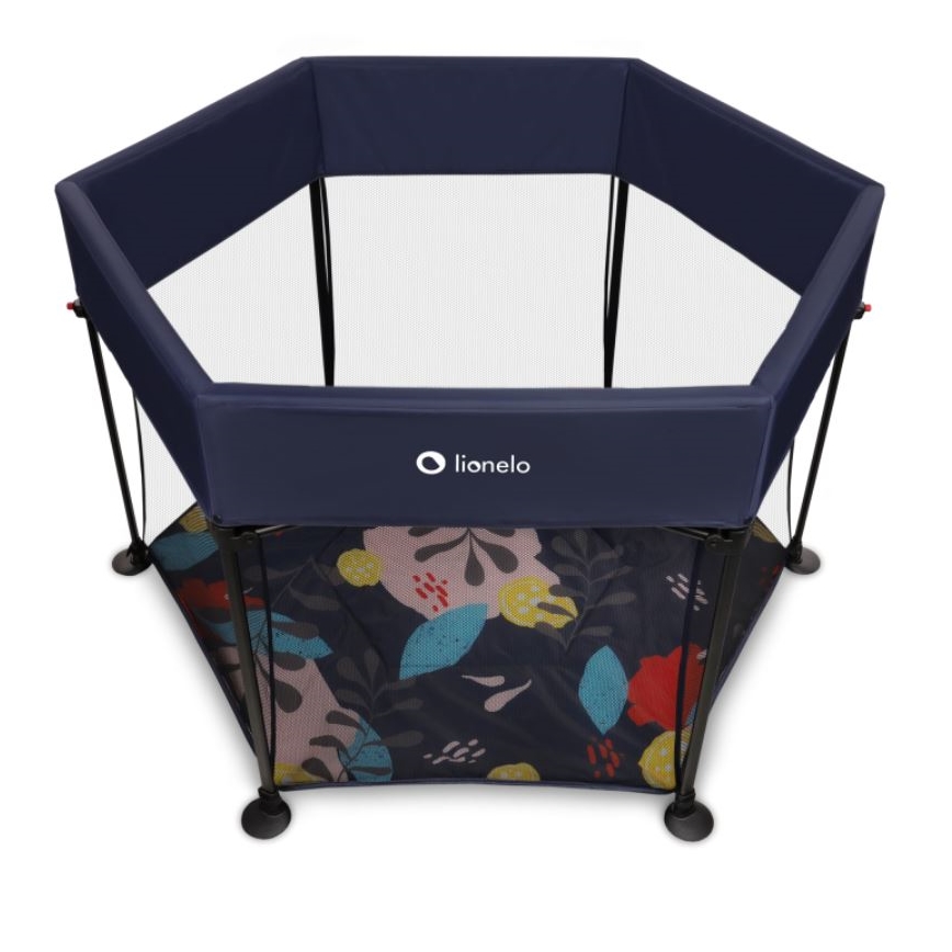 Lionelo - Žaidimų maniežas ROEL tamsiai mėlynas