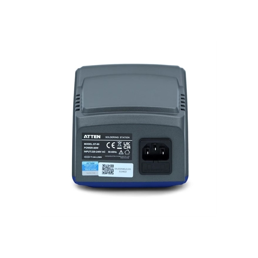 Lituoklio stotis su LCD ekranu 80W/230V