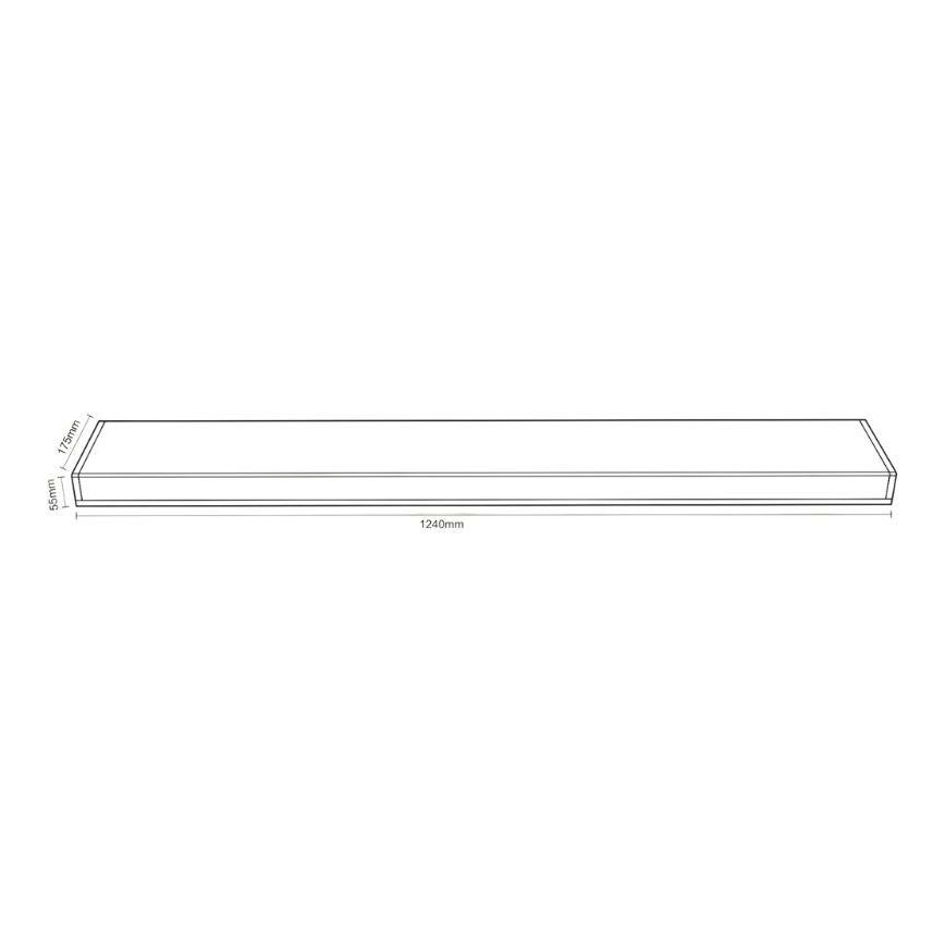 Liuminescencinis šviestuvas 2xG13/18W/230V 124 cm