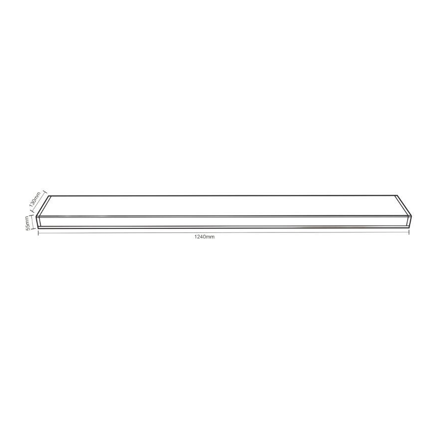 Liuminescencinis šviestuvas T8 2xG13/18W/230V 124 cm