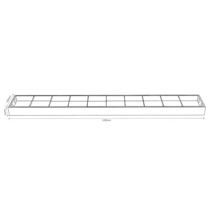 Liuminescencinis šviestuvas T8 2xG13/18W/230V 120 cm balta