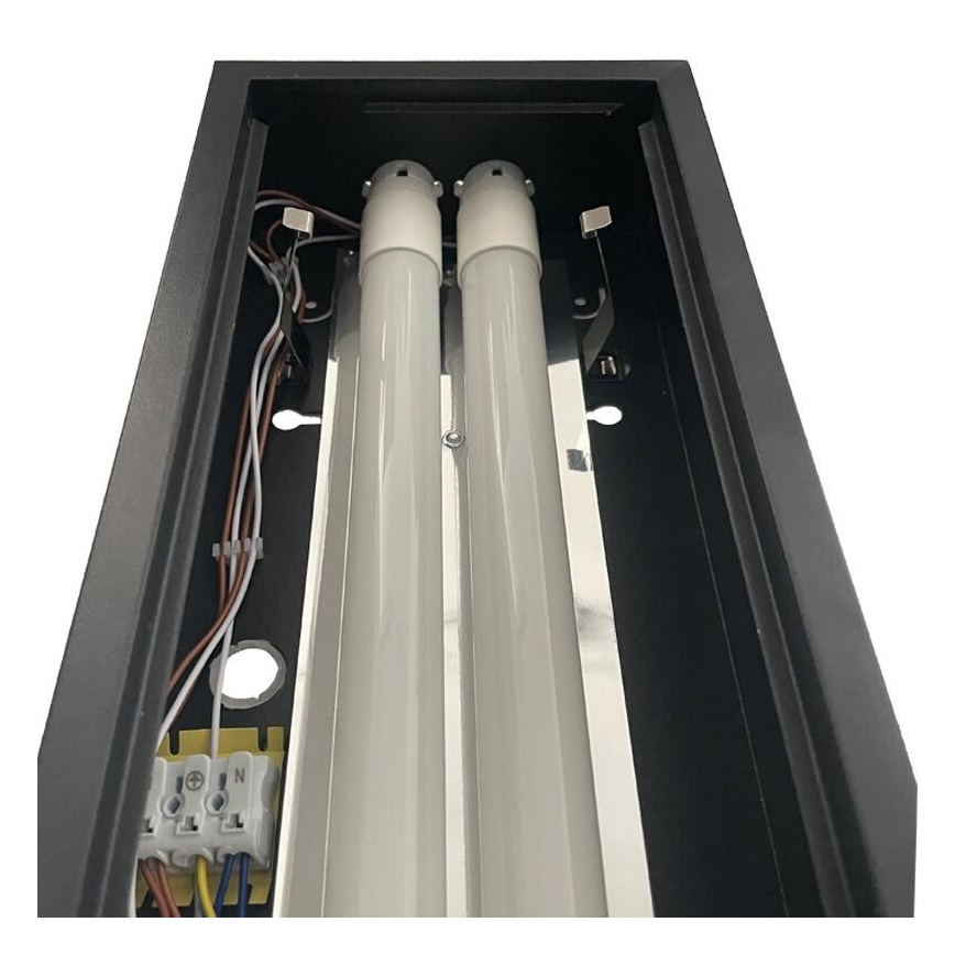 Liuminescencinis šviestuvas T8 2xG13/18W/230V 120 cm juoda