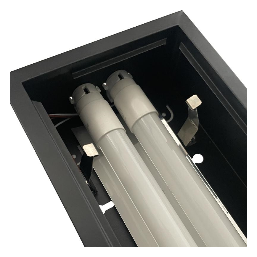 Liuminescencinis šviestuvas T8 2xG13/18W/230V 120 cm juoda