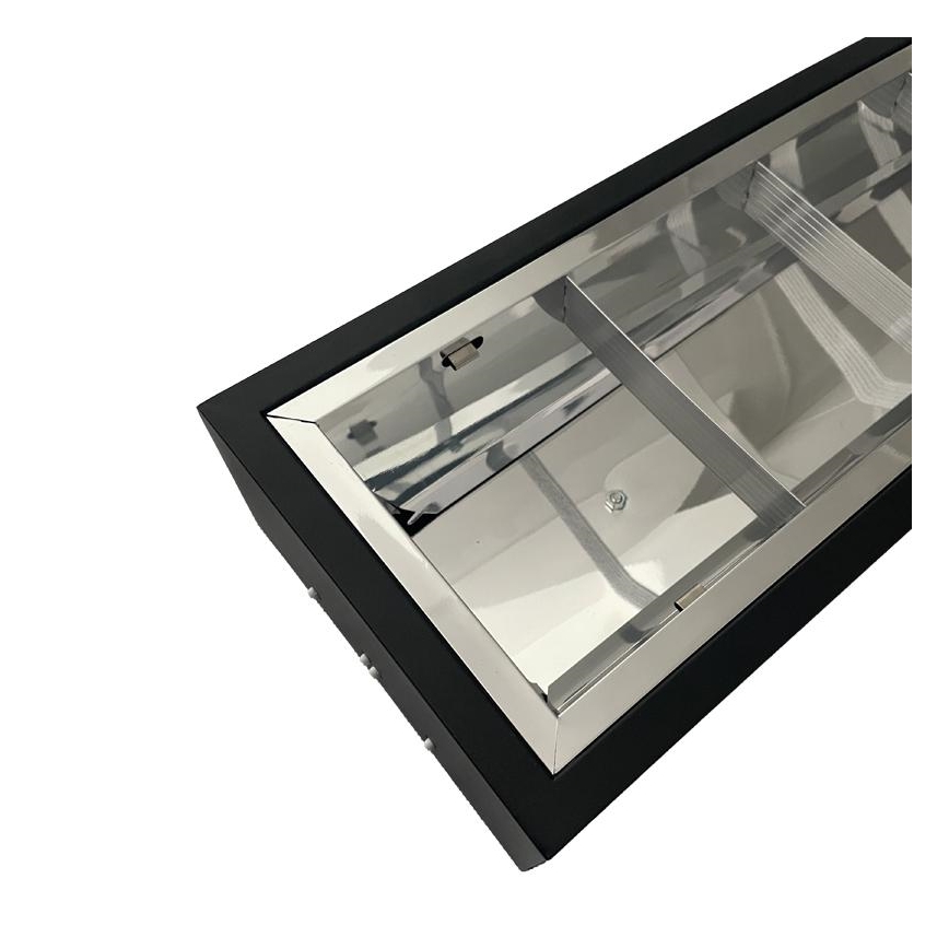 Liuminescencinis šviestuvas T8 2xG13/18W/230V 120 cm juoda