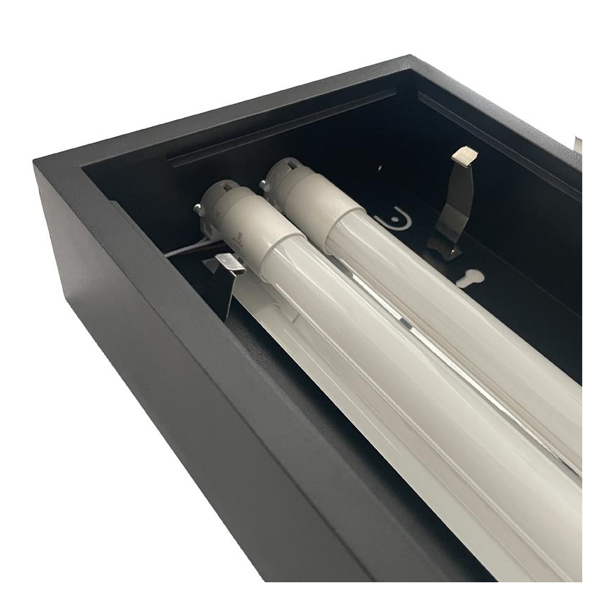Liuminescencinis šviestuvas T8 2xG13/18W/230V 120 cm juoda