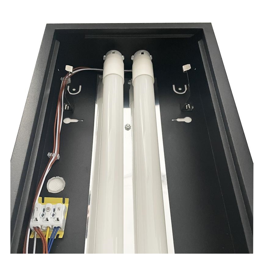 Liuminescencinis šviestuvas T8 2xG13/18W/230V 120 cm juoda
